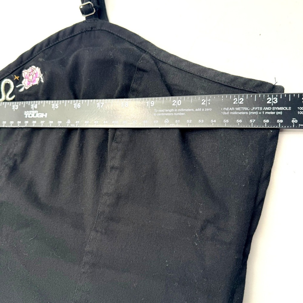 HOT TOPIC Women's 3X The School for Good and Evil Black Corset Top Embroidered - Picture 6 of 7